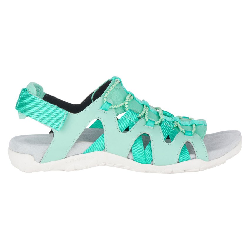 Sandales Merrell Terran Cage Backstrap Turquoise Femme | Q.A.DUKG